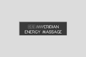 meridian massage black and white logo