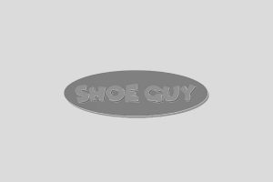 shoe guy black and white logo